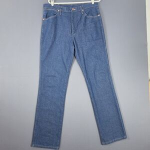 Wrangler Jeans 936PWD Cowboy Cut Denim Blue Western Rodeo 34 x 34